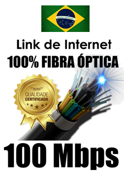 Link de Fibra Óptica 100MB Full/Duplex
