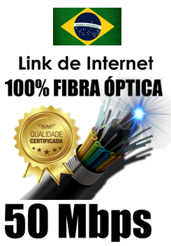 Link de Fibra Óptica 50MB Full/Duplex